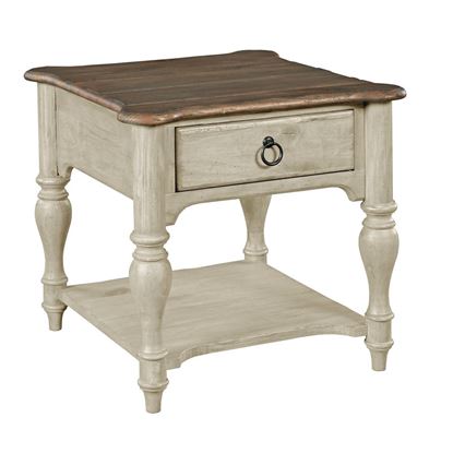 Weatherford End Table with two-tone finish