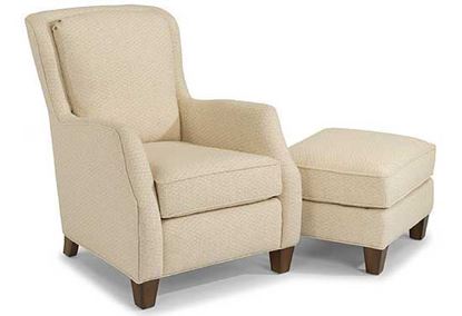 Picture of Allison Fabric Chair & Ottoman