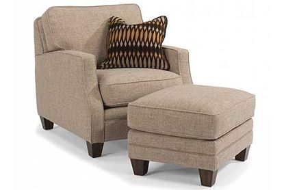 Lennox Fabric Chair & Ottoman