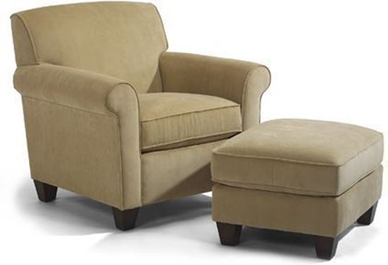 Dana Fabric Chair & Ottoman 5990-10