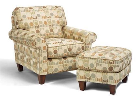 Westside Fabric Chair & Ottoman