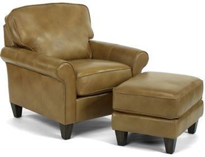 Westside Leather Chair & Ottoman