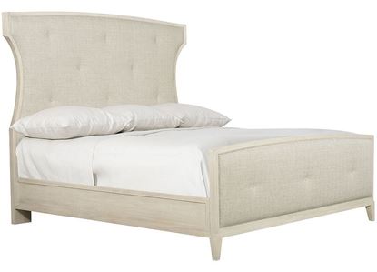 East Hampton Upholstered Bed (395-h66-fr66)