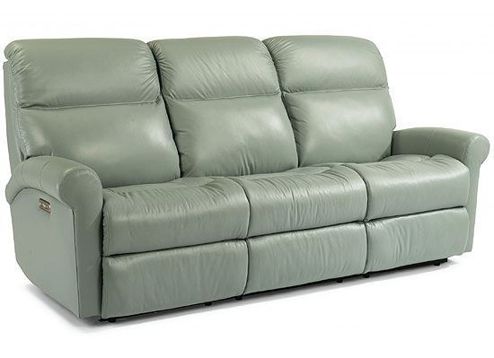davis leather reclining sofa