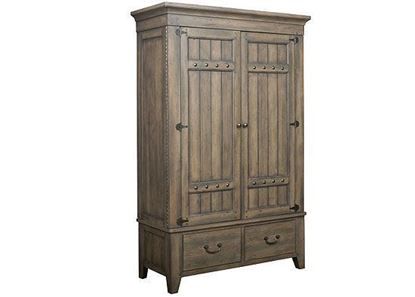 Mill House collection - Simmons Armoire 860-270P in a Rustic Alder finish by Kincaid furniture
