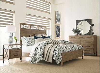 Modern Forge Bedroom Collection with Jackson Bed by Kincaid furniture