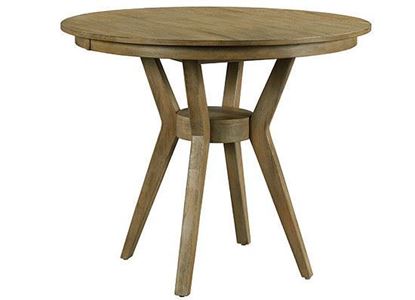 The Nook Oak - 54" Counter Height Dining Table in a Brushed Oak finish (663-54XCP) by Kincaid furniture