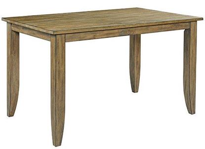 The Nook Oak - 60" Counter Height Leg Table (663-762) in a Brushed Oak finish by Kincaid furniture