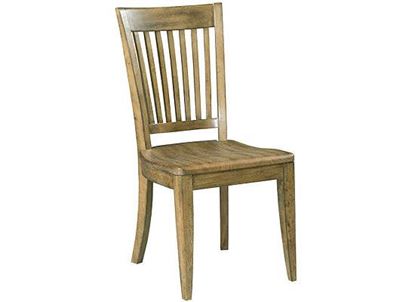 The Nook Oak - Wood Seat Side Chair (663-622) Brushed Oak by Kincaid furniture