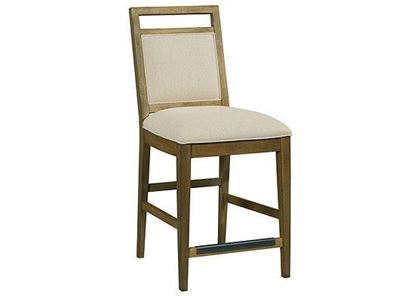 The Nook Oak - Counter Height Upholstered Chair (663-689) Brushed Oak by Kincaid furniture