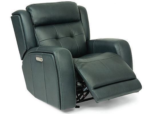 Grant Power Gliding Leather Recliner with Power Headrest (1480-54PH) by Flexsteel furniture