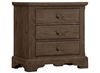 Heritage 3-Drawer Night Stand in a Cobblestone Oak finish from Artisan & Post