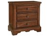 Heritage 3-Drawer Night Stand in an Amish Cherry finish from Artisan & Post