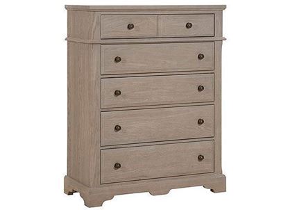 Heritage 5-drawer Chest with a Greystone Finish from Artisan & Post