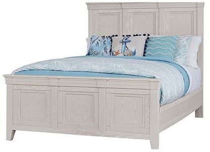 Mansion Bed with Footboard in a Greystone Oak finish from Artisan & Post