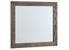 Dovetail Landscape Mirror - 446 with a Mystic Grey finish from Vaughan-Bassett furniture