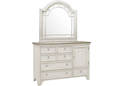 Glendale Estates Transom Top Dresser Mirror - P166-110 from Pulaski furniture