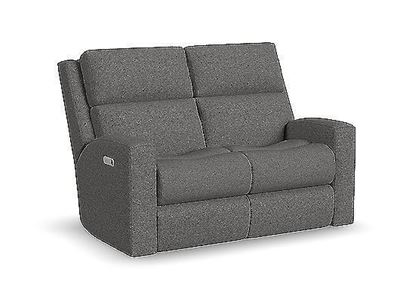 Flexsteel Furniture - Score Power Reclining Loveseat with Power Headrests and Lumbar - 2805-60L