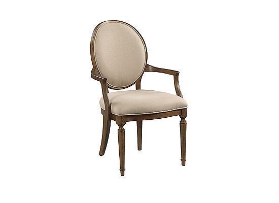 CECIL OVAL BACK UPH ARM CHAIR ANSLEY COLLECTION ITEM # 024-637 BY KINCAID