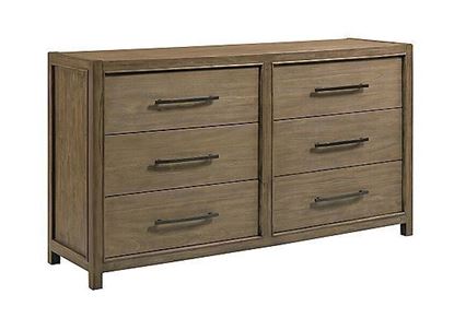 KINCAID CALLE SIX DRAWER DRESSER (160-130) from the DEBUT COLLECTION